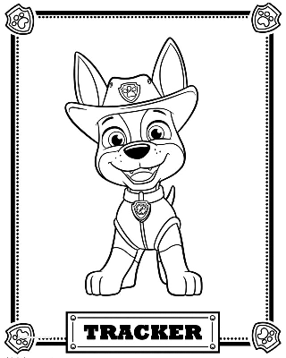 Kolorowanka Tracker w ramce